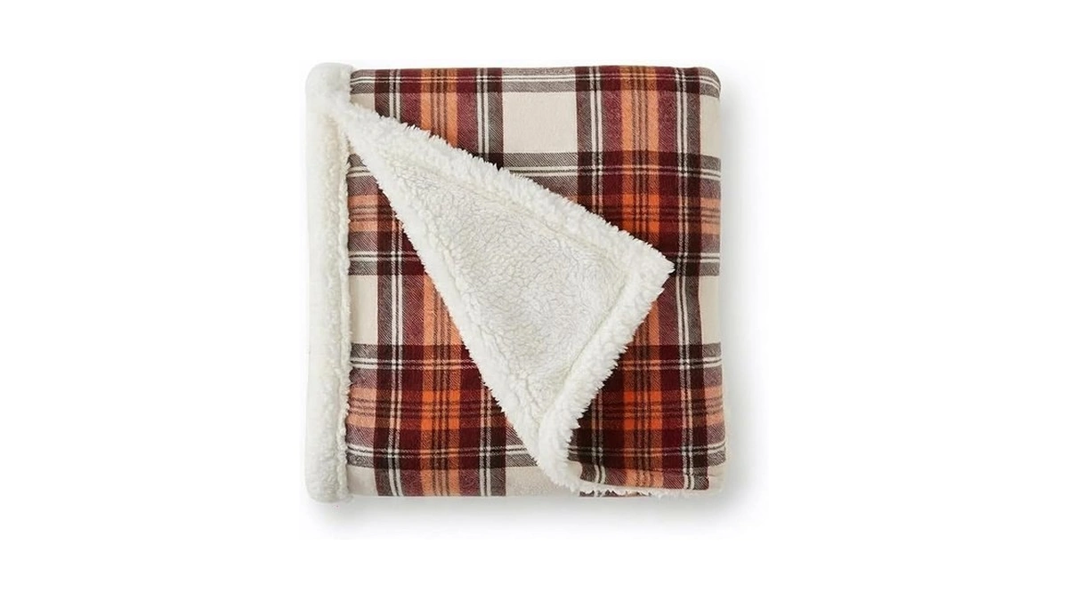 Eddie Bauer - Sherpa Throw Blanket For Couch 50x60 –