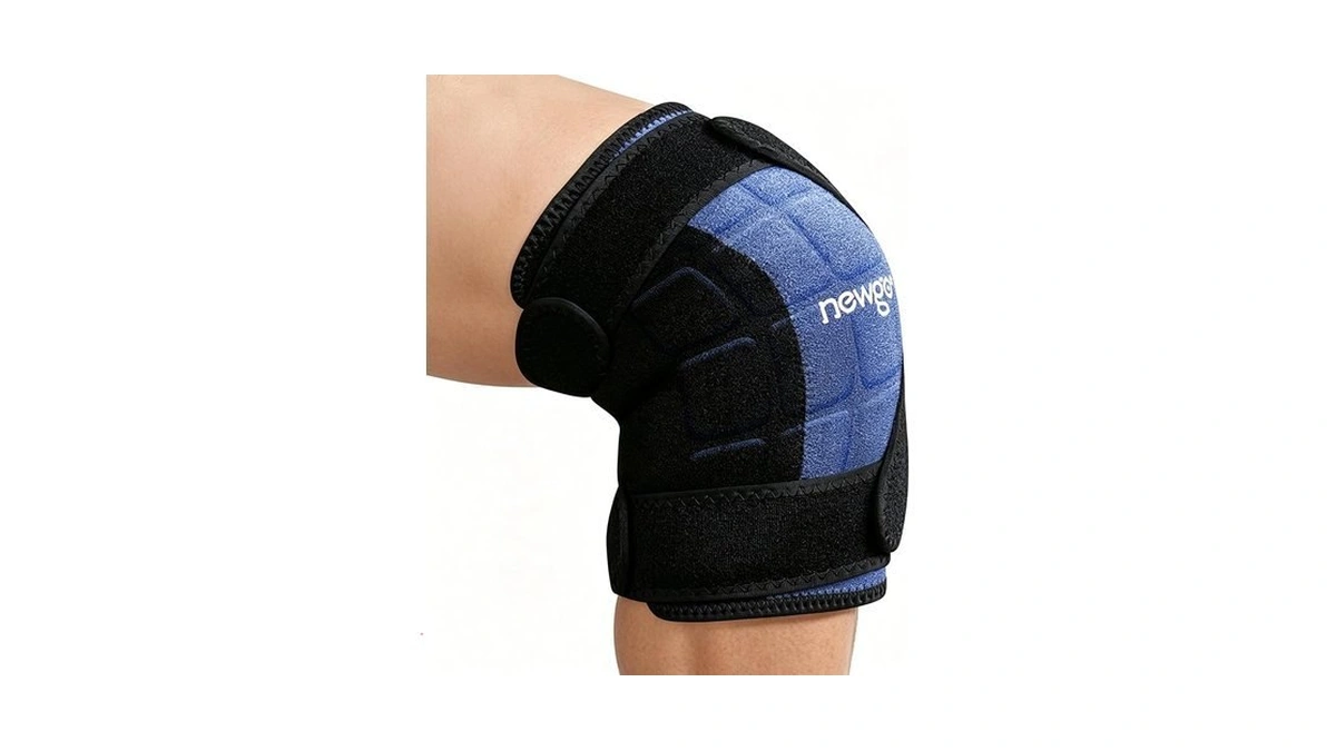 Newgo 360° Knee Ice Pack Wrap, 60 Minutes Extended Cold