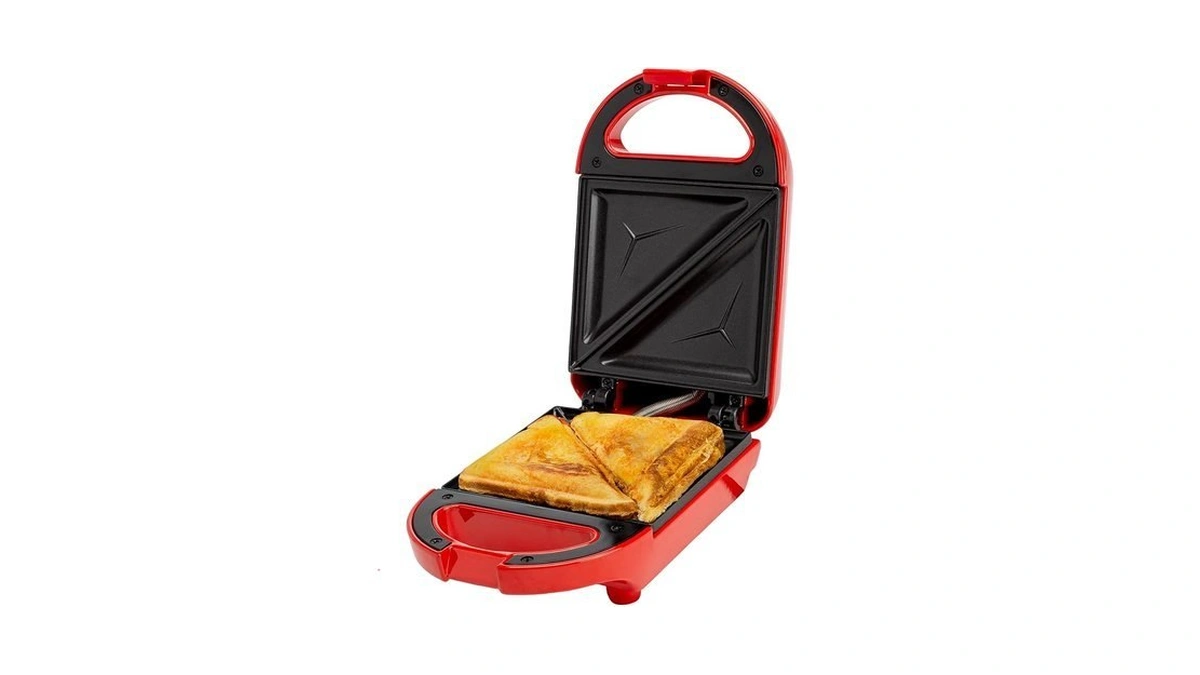 Tasty Mini Sandwich Maker, Makes Sandwiches, Paninis, Grilled Cheese, Desserts,