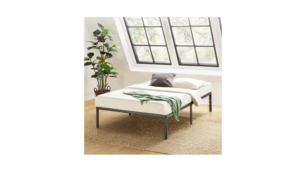 Best Price Mattress 14-inch Metal Platform Beds W/ Heavy Duty