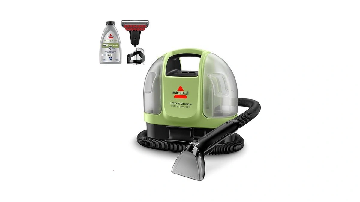 Bissell Little Green Mini Cordless Portable Carpet And Upholstery Deep
