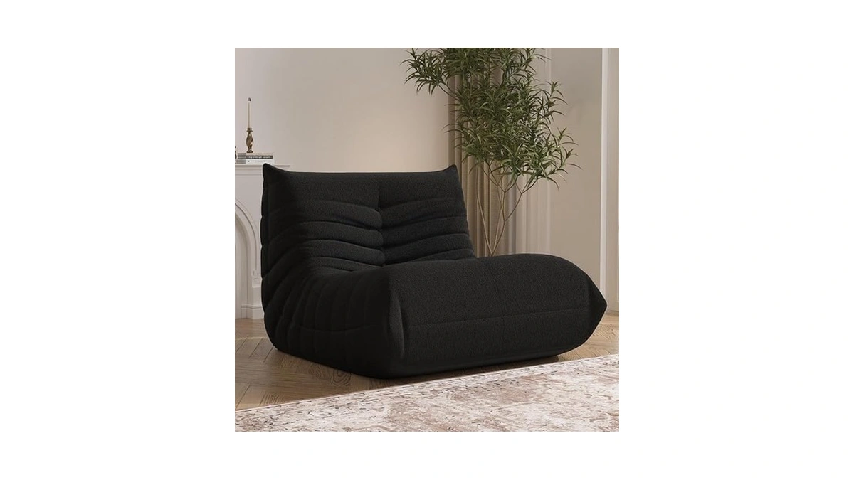 Yvdnhp Bean Bag Chair, Memory Foam Bean Bag Sofa Large