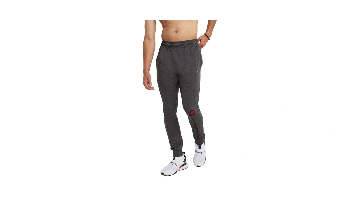 Champion Men's Joggers, Lightweight Lounge Pants, Jersey Graphic Pants For