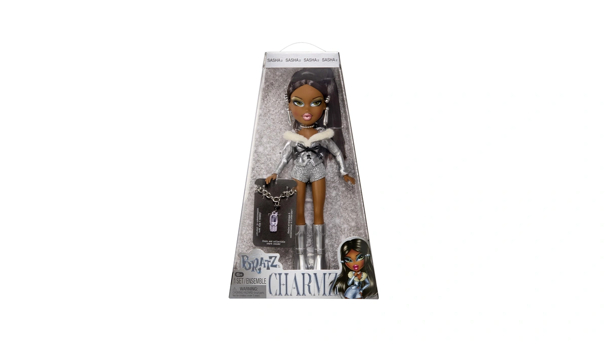 Bratz Charmz Sasha Fashion Doll With Collectible Charm Bracelet