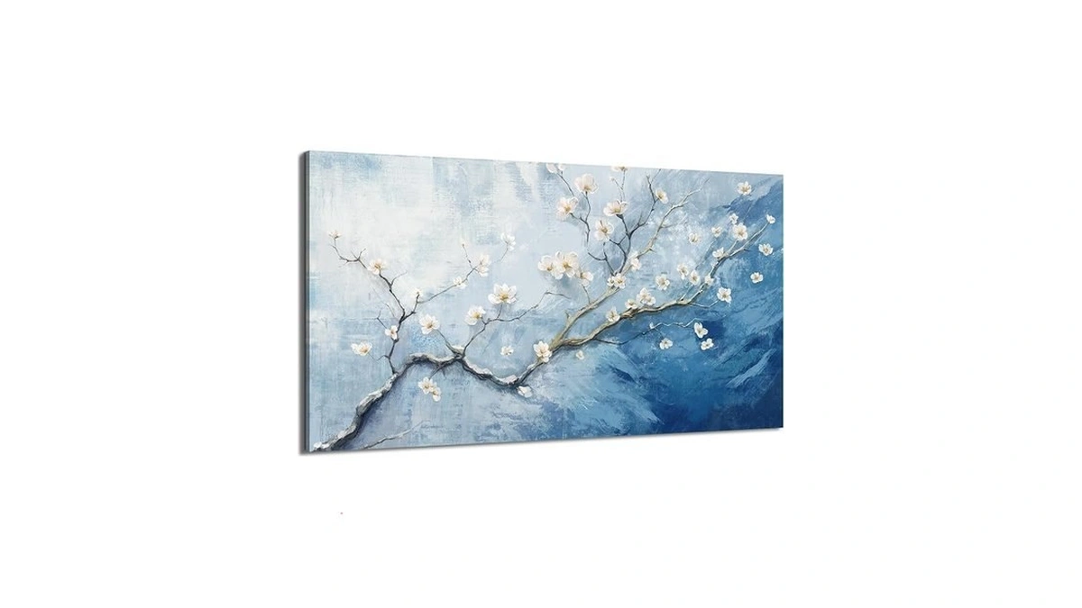 Nicetop Extra Large Canvas Art Wall Decor - Plum Blossom