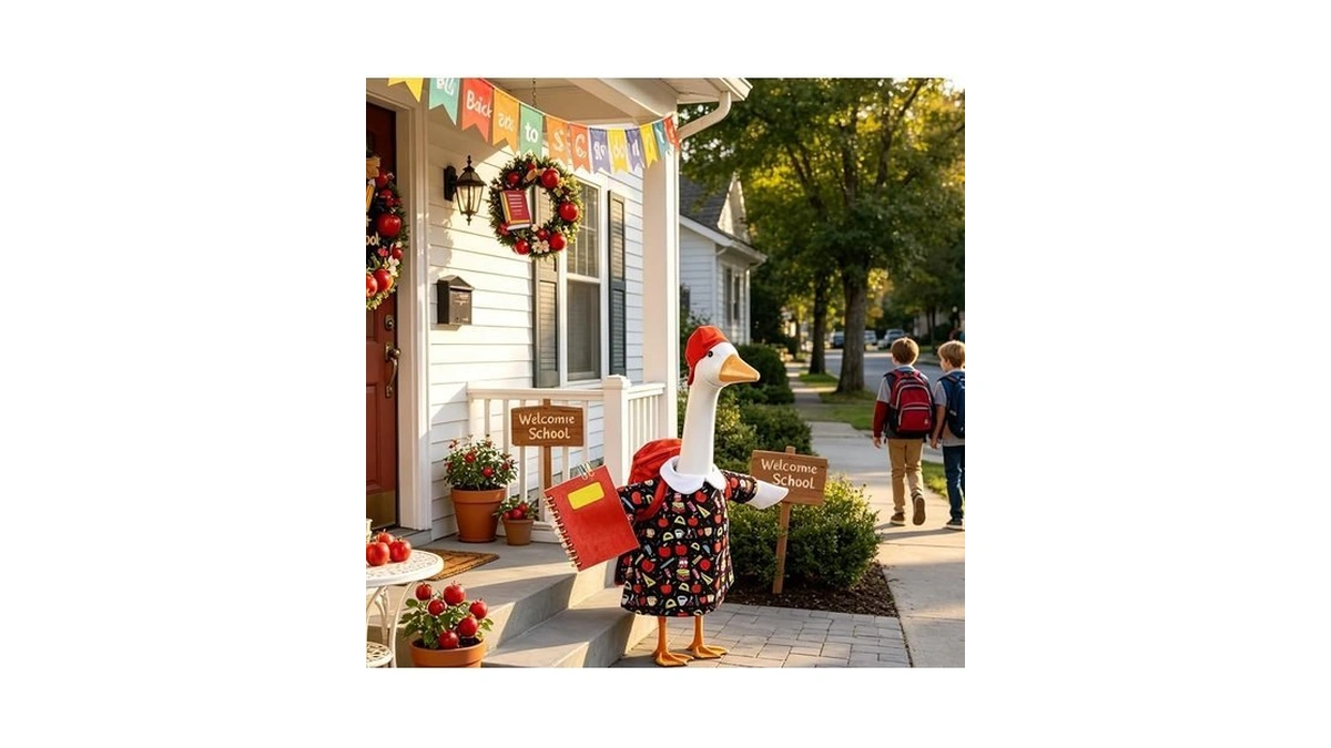 Yuboo Back To School Porch Goose Outfit For 23 Inch