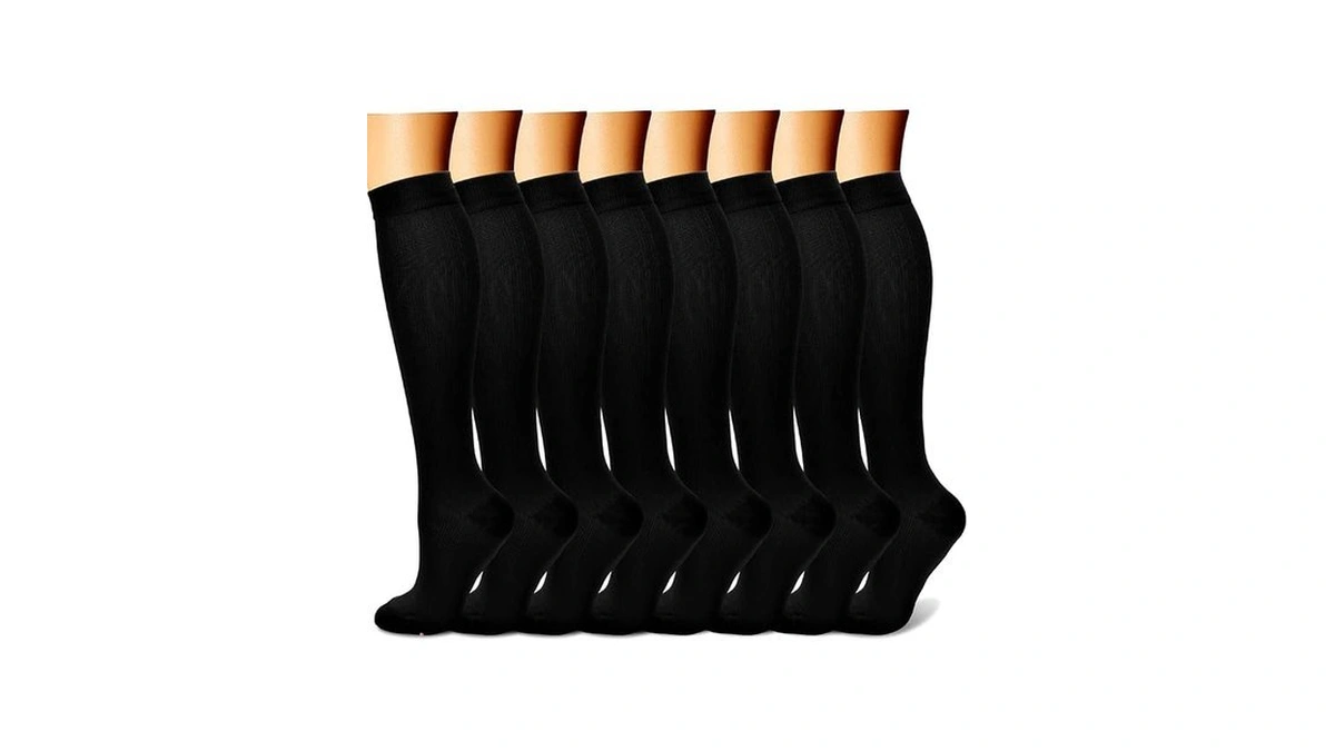 Charmking Compression Socks For Women & Men (8 Pairs) 15-20