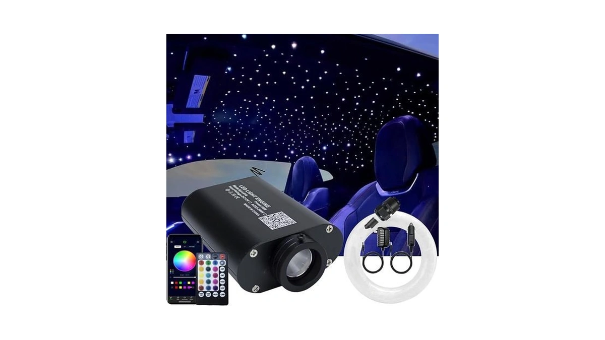 Azimom Led Bluetooth 16w Rgbw Fiber Optic Light Star Ceiling