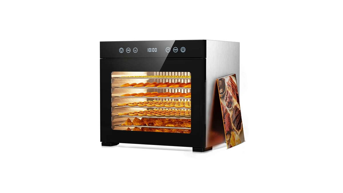 650w Food Dehydrator, 8-tray Stainless Steel Dehydrator Machine With Adjustable