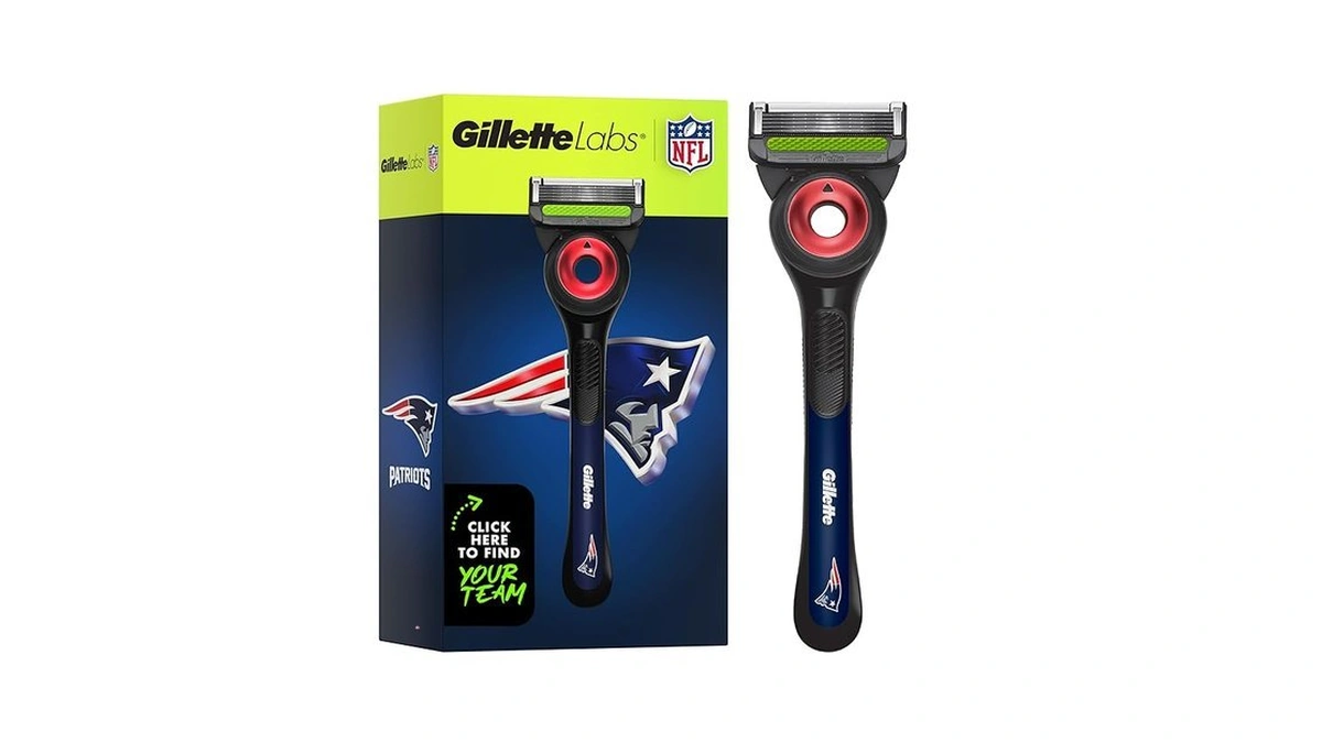 Gillette Labs Special Nfl Patriots Edition Shaving Razor For Men