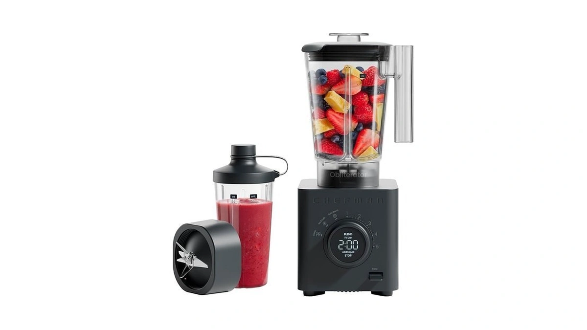 Chefman Obliterator 48 Oz Countertop Blender For Smoothies, 1380w Motor