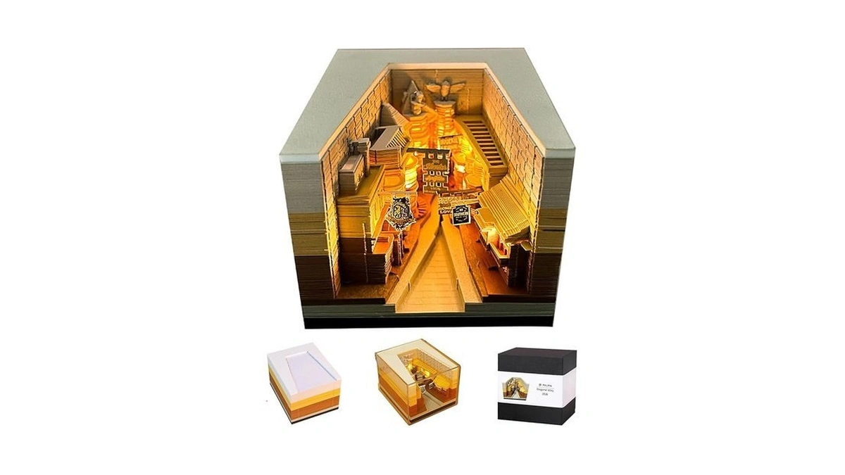 Rslipin 3d Memo Pad Time Piece Calendar 2026,3d Art Calendar
