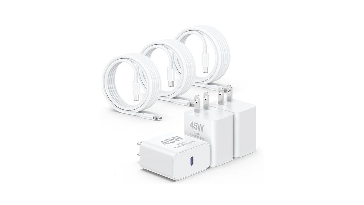 45w Iphone 17 Air 16 15 Pro Max Charger Fast