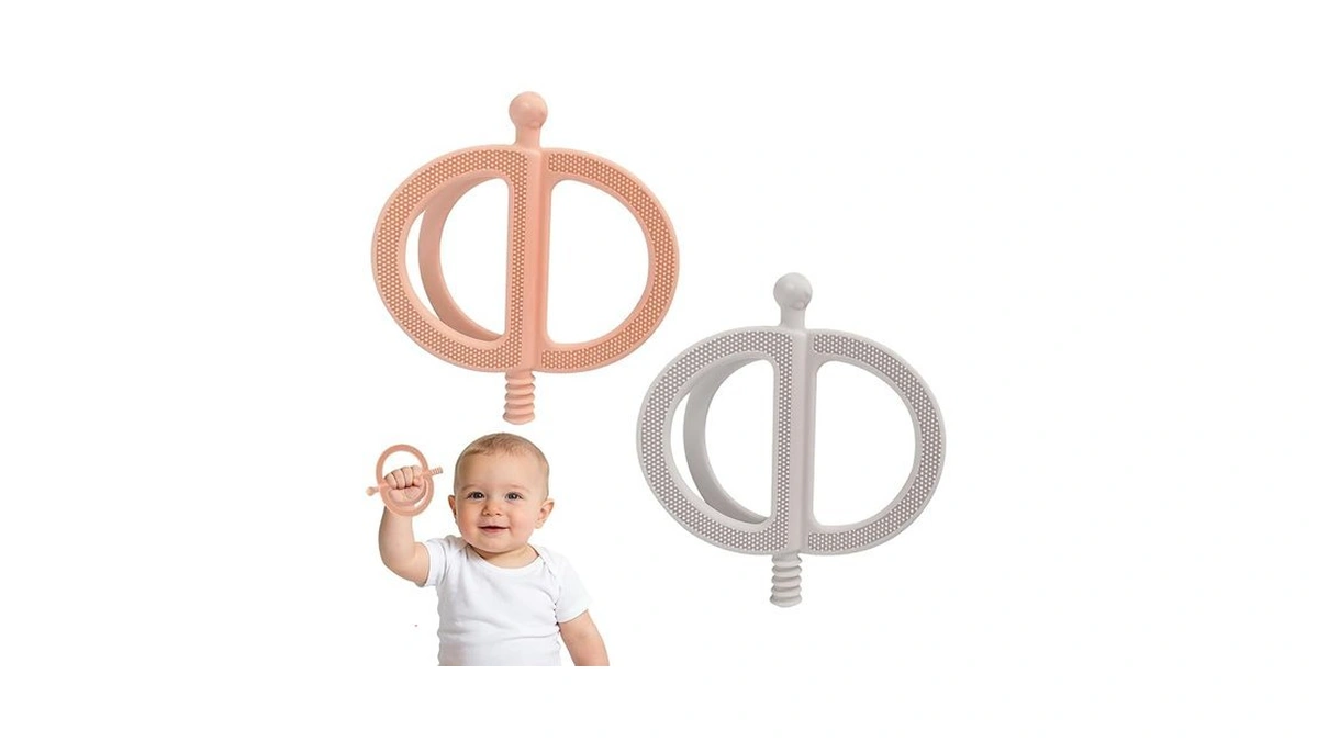 Yapromo Silicone Teether Toys For 0-36 Months Babies, Teether Tubes