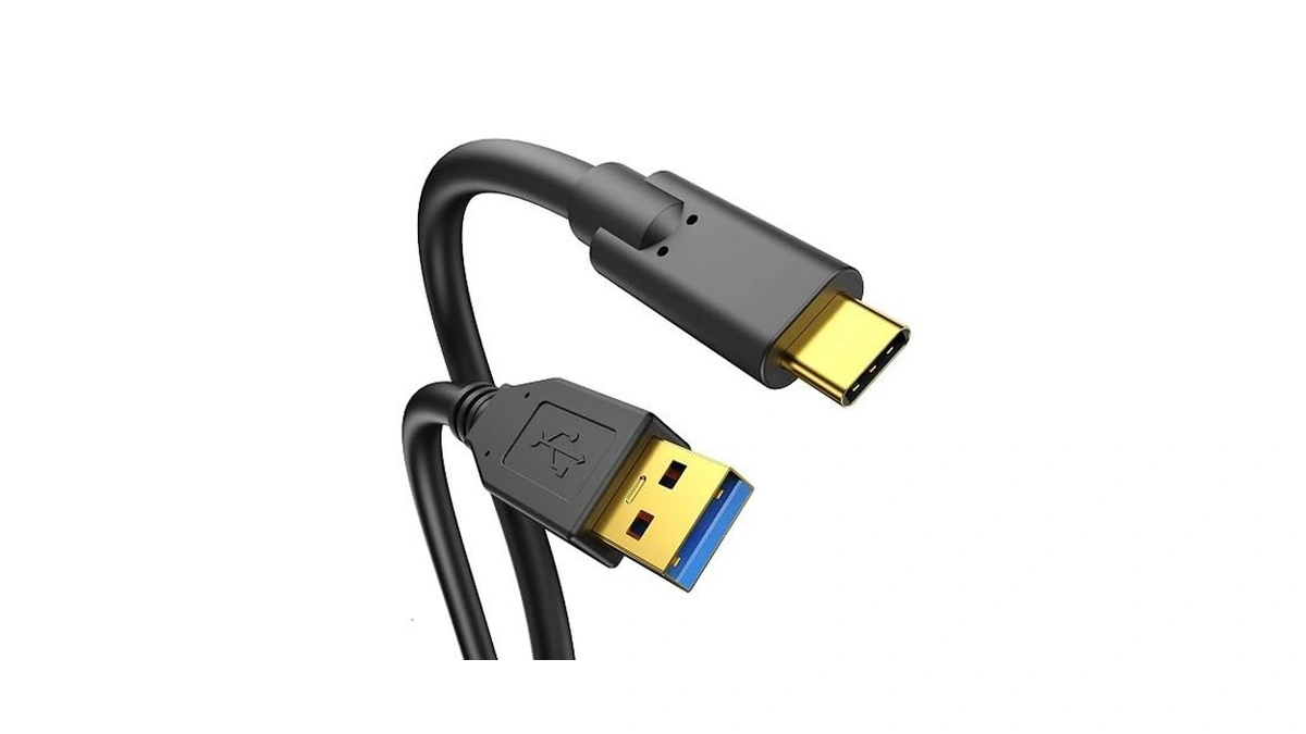 Usb-a To Usb-c High-speed Data Transfer Cable With Dual Magnetic