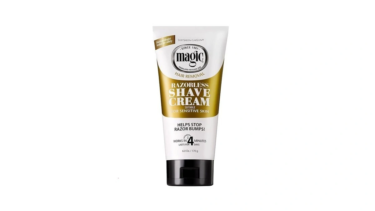 Softsheen-carson Magic Razorless Shaving Cream, Depilatory Hair Removal Cream, Works