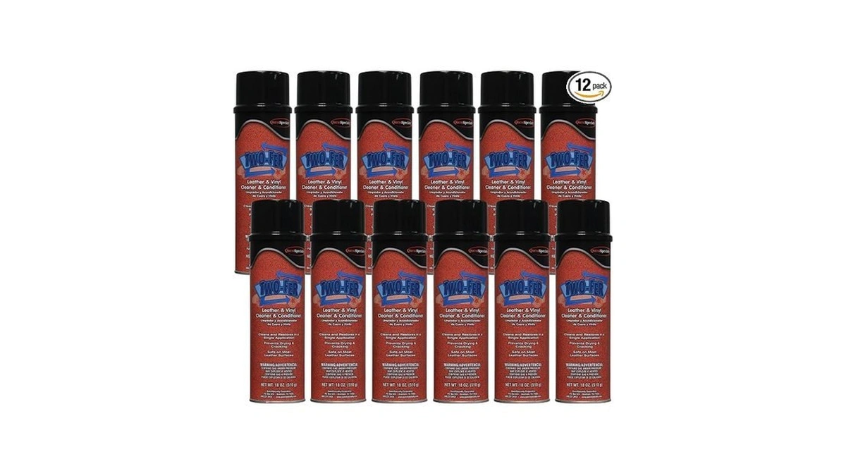 Quest 8130 Two-fer Leather & Vinyl Cleaner & Conditioner (case