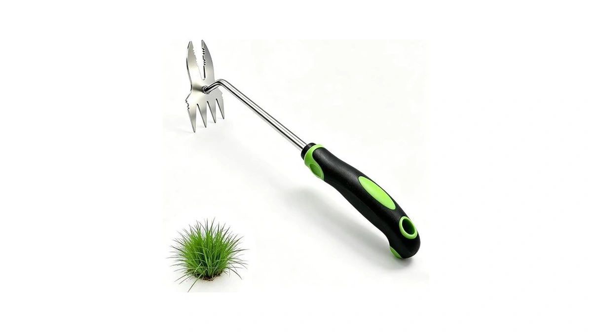 Nicenine Weed Puller Tool, 2-in-1 Bionic Jaw Garden Weeder, 14