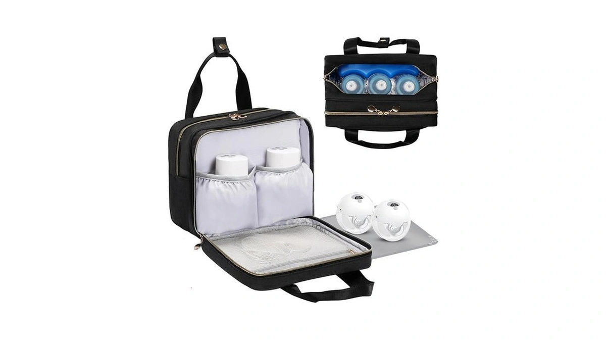 Coinarin Wearable Breast Pump Travel Bag - Breastmilk Cooler Bag,