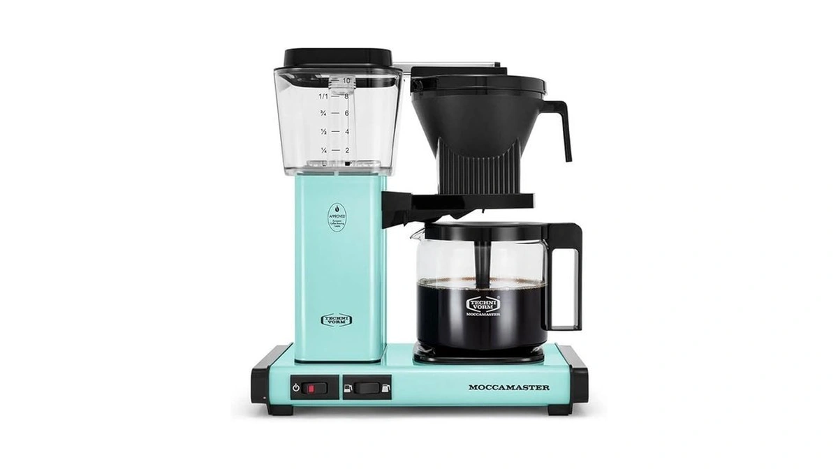 Technivorm Moccamaster 53934 Kbgv Select 10-cup Coffee Maker, Turquoise, 40
