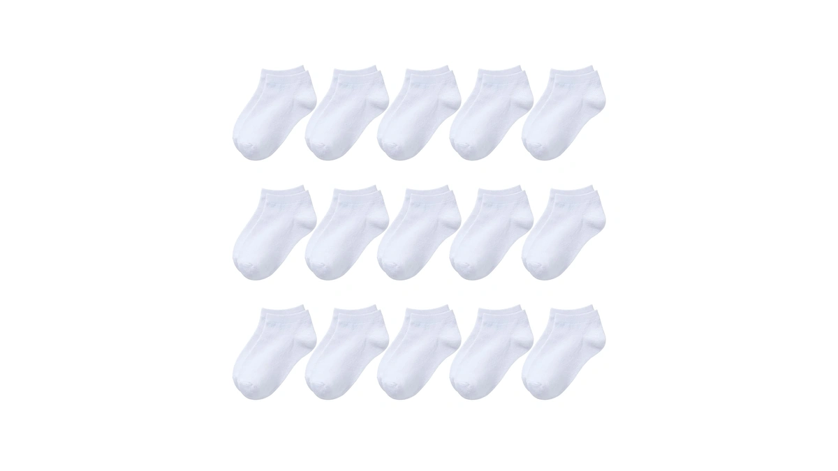 Booph Kids Socks For Boys Girls Low Cut Athletic Ankle
