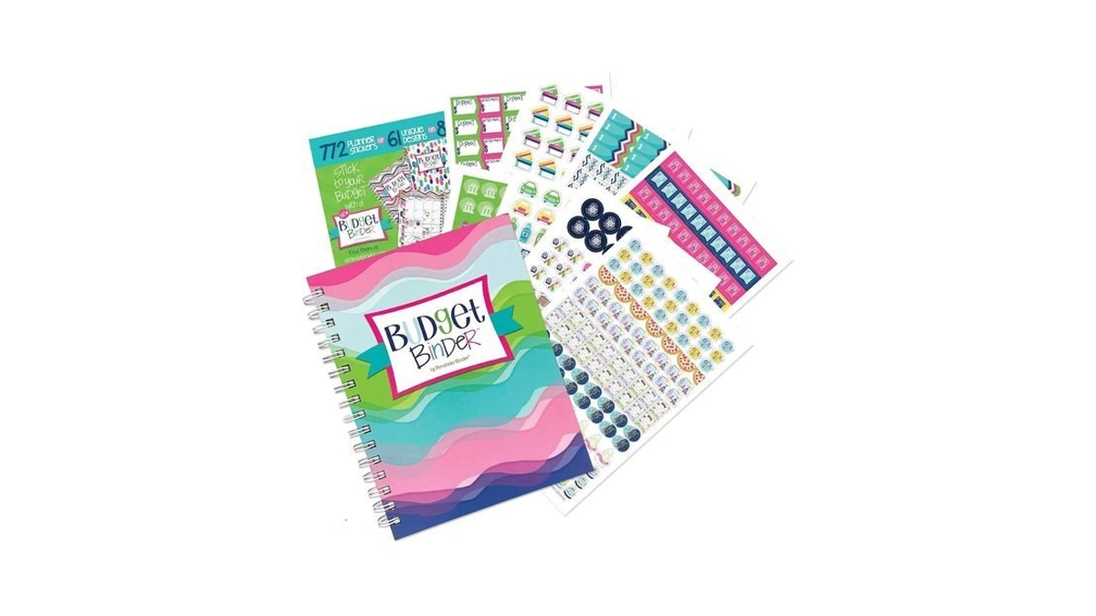 Budget Binder With 1,126 Stickers – Undated Monthly Budget Planner