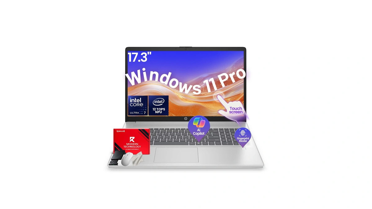 Hp 17-inch Touchscreen Ai Laptop – Intel 12-core Ultra 7