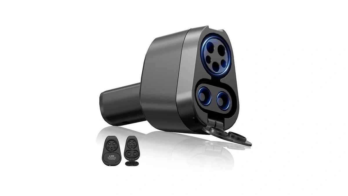 J1772 And Ccs Adapter-2 In 1 Works With Tesla Ccs