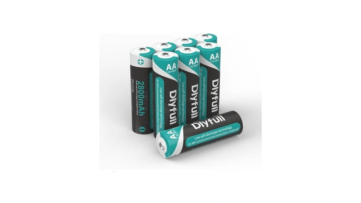 Dlyfull 8 Pack Rechargeable Aa Batteries With 2800mah High Capacity,