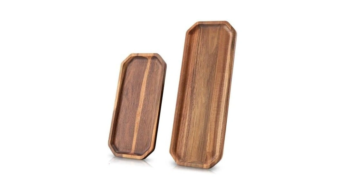 Acacia Wood Serving Trays