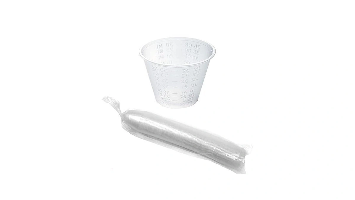 Dynarex 4258 Medicine Cup, 1 Oz., Easy-to-read Cc And Ml