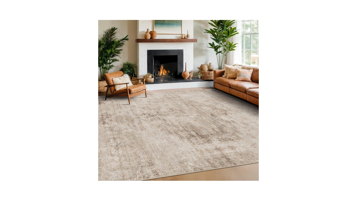 Hazo Haus Farmhouse Area Rugs For Living Room