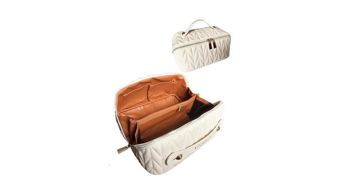 Vidibesty Travel Makeup Bags Beige