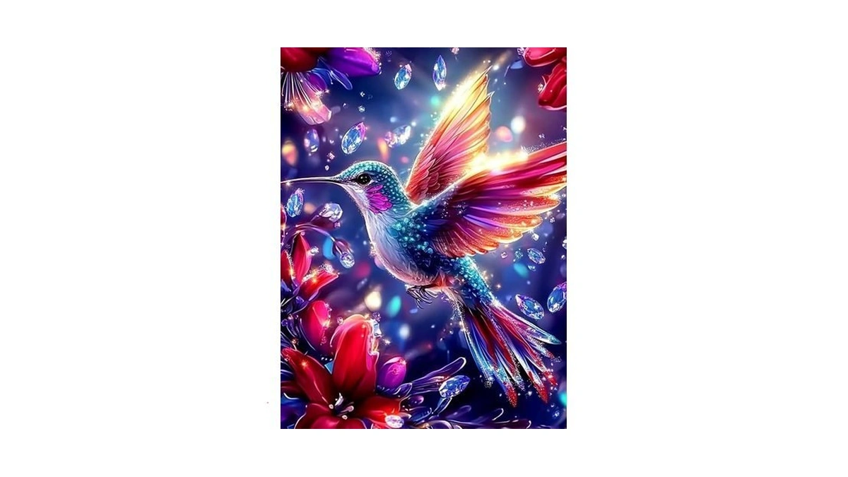 Arttoplus Hummingbird Diamond Art Kits For Adults- 5d Diamond Painting