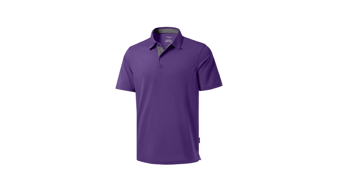 Men's Golf Shirts Dry Fit Moisture Wicking Performance Short Sleeve