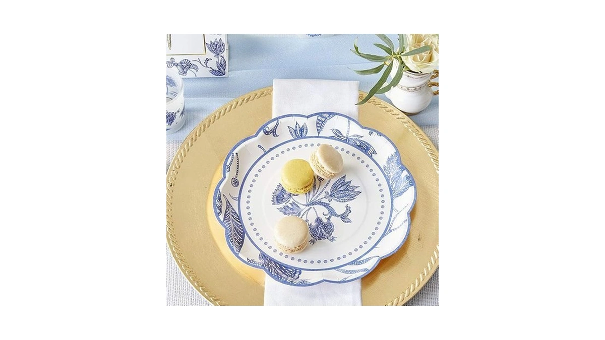 Kate Aspen Blue Willow 9 In. Decorative Premium Paper Plates