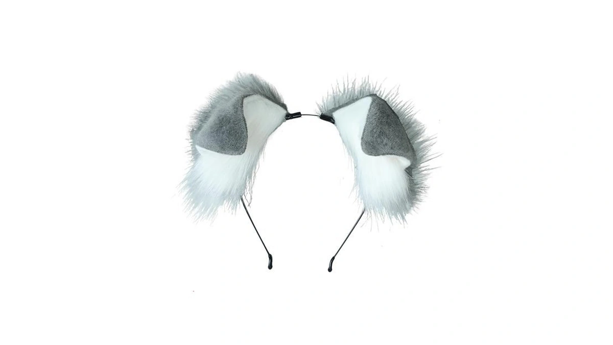 Quicomp Cute Puppy Ears Headband Brown Spotty Dog Ear Hairband