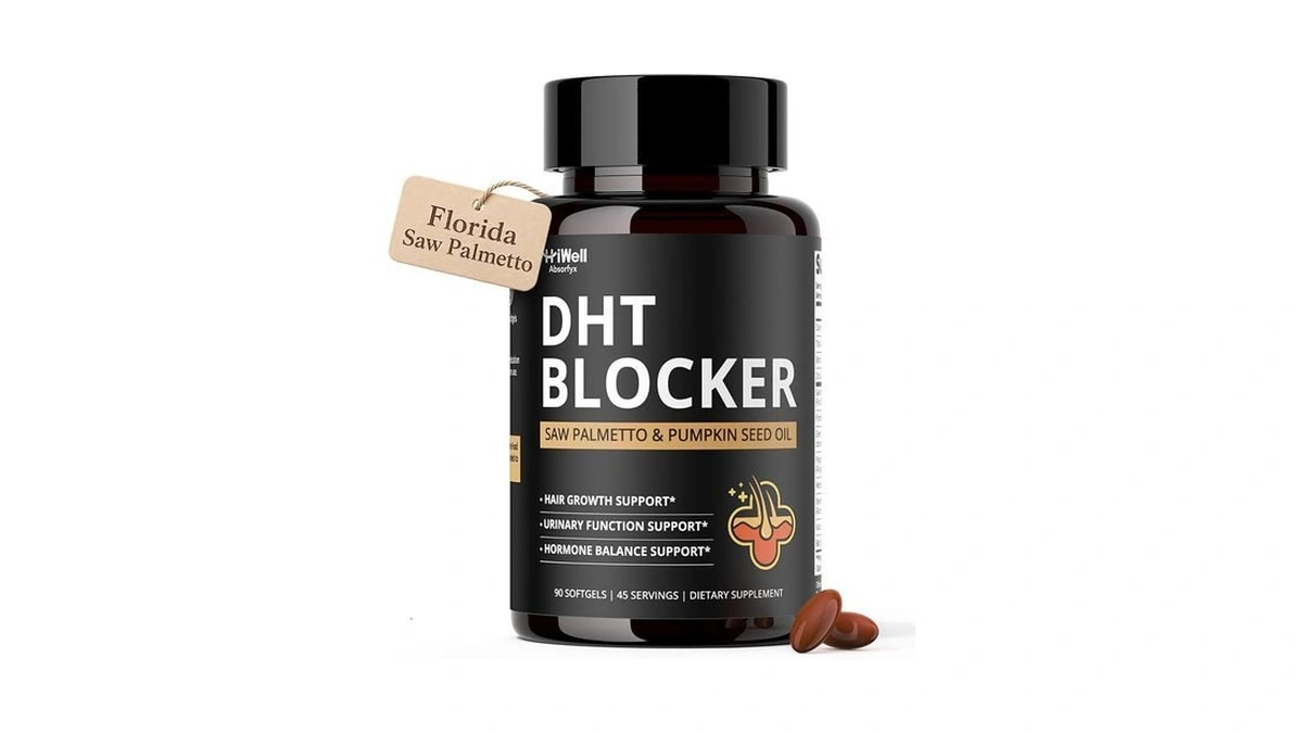 Hiwell Absorfyx Dht Blocker For Men, 10-in-1 Hair Growth Supplement