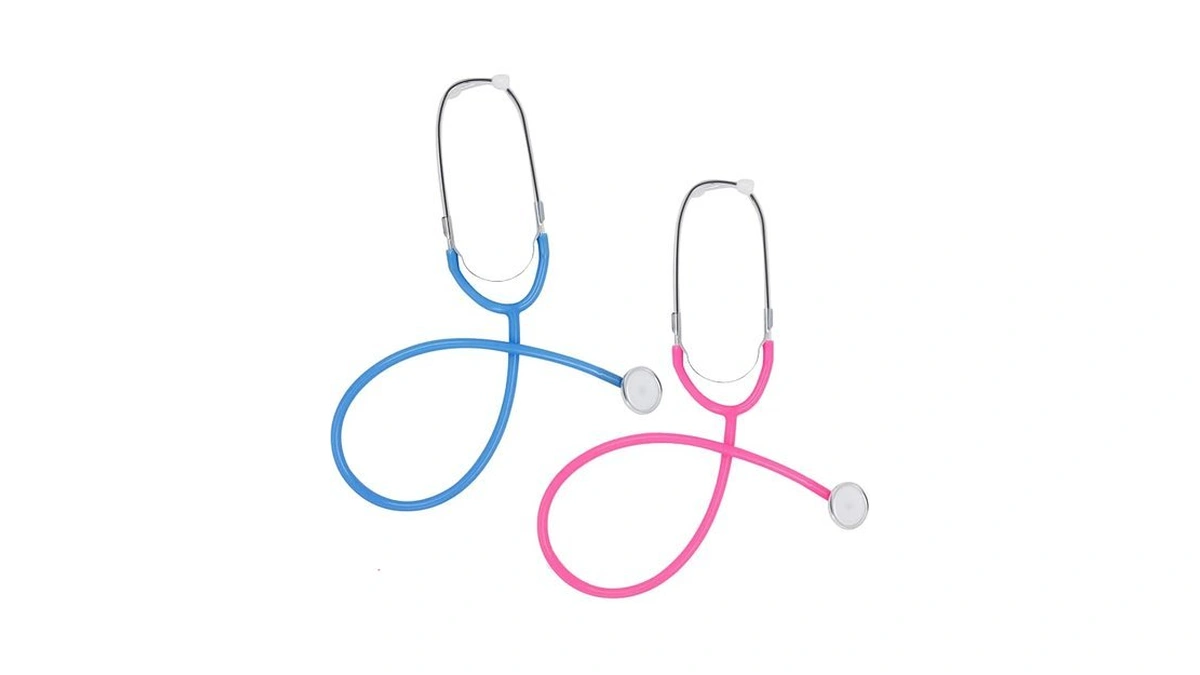 Zcaukya Kids Stethoscope, 2 Pack Real Working Nursing Stethoscope For