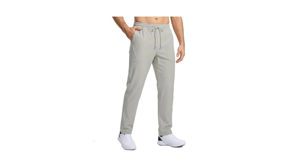 Incerun Golf Pants Men Quick Dry Stretch Lightweight 4 Pockets