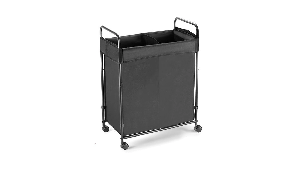 Sweetbin 100l Laundry Hamper With Wheels, Rolling Laundry Sorter Cart