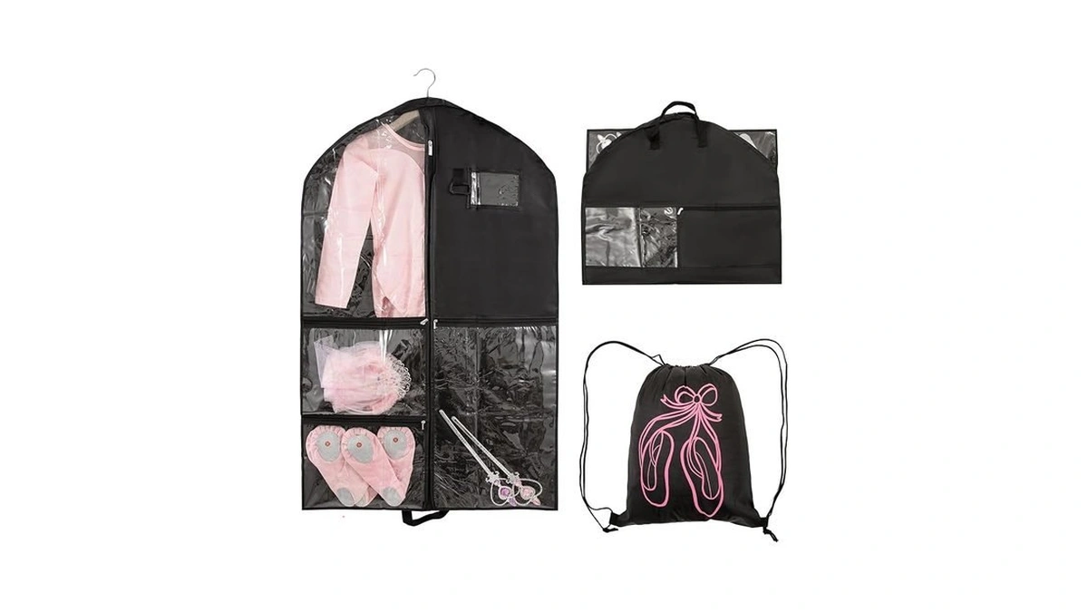 Dance Costume Garment Bag For Dancers With Backpack Storage Bag,40