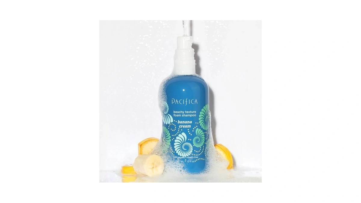Pacifica Banana Cream Beachy Texture Foam Shampoo – Texturizing Foaming