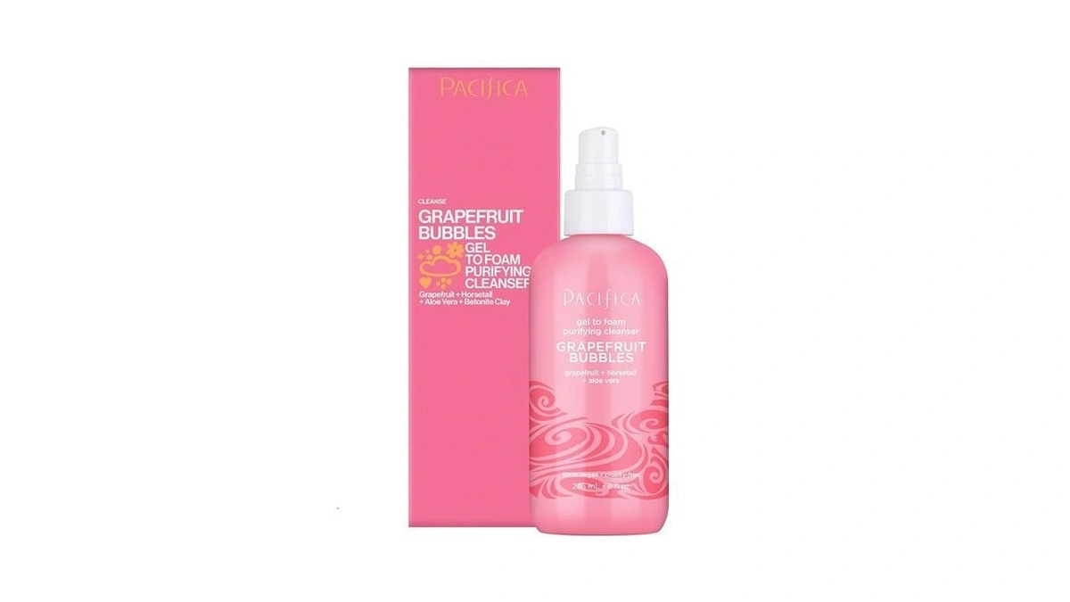 Pacifica Grapefruit Bubbles Gel-to-foam Cleanser - Gentle Face Wash For