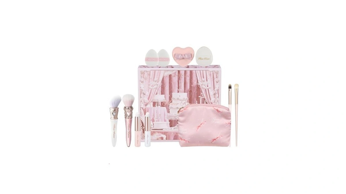 Flower Knows Makeup Brush Set 12 Pcs,travel-friendly With Non-shedding Bristles,include
