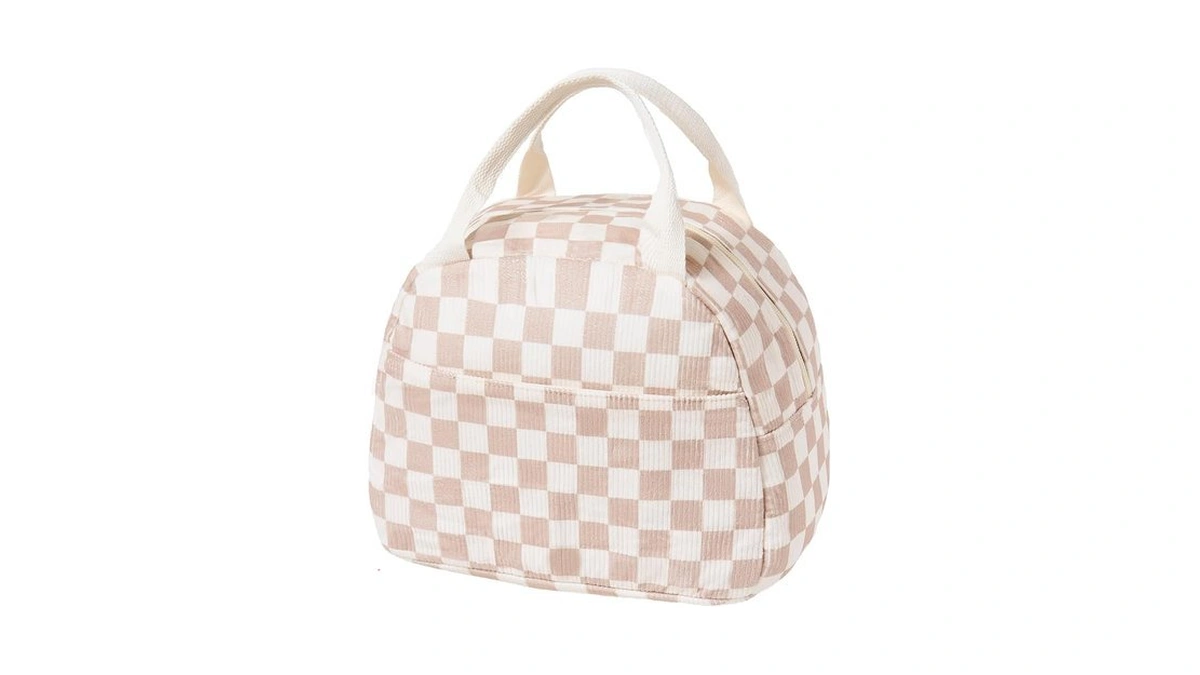 Xjpsets Lunch Bag For Women Men Girl,large Cute Corduroy Lunch