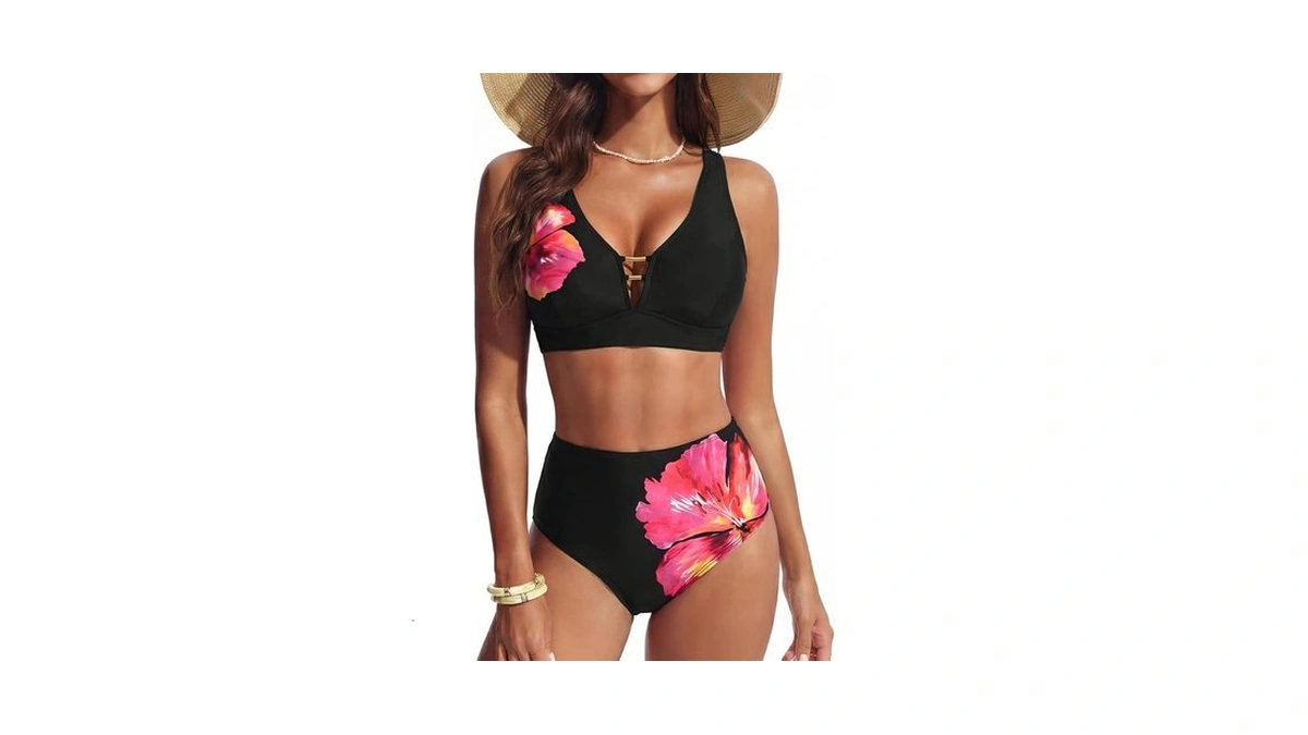 Hanna Nikole Womens Swim Suits 2026 High Waisted Bikini Sets