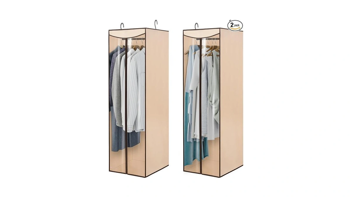 Storageideas Garment Bags For Hanging Clothes Storage, Long Garment Cover