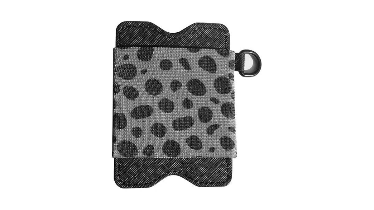 Qiaqiayu Minimalist Card Holder Wallet Vertical Card Holder Slim Elastic