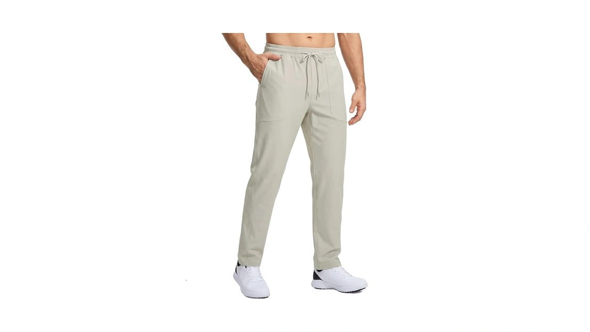 Incerun Golf Pants Men Stretch Relaxed Fit Lightweight Quick Dry